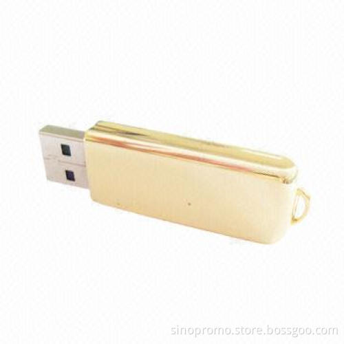 Alloy Metal Slide USB Flash Drive, Up to 16GB Capacity, Sized 59.5 x 17 x 7.4mm